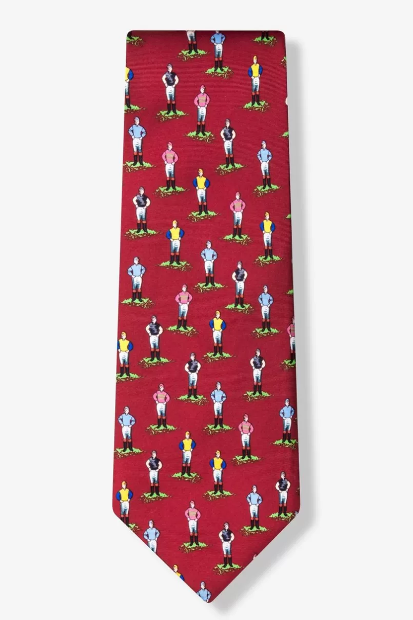 Ties Jockeys Red Tie Cheap