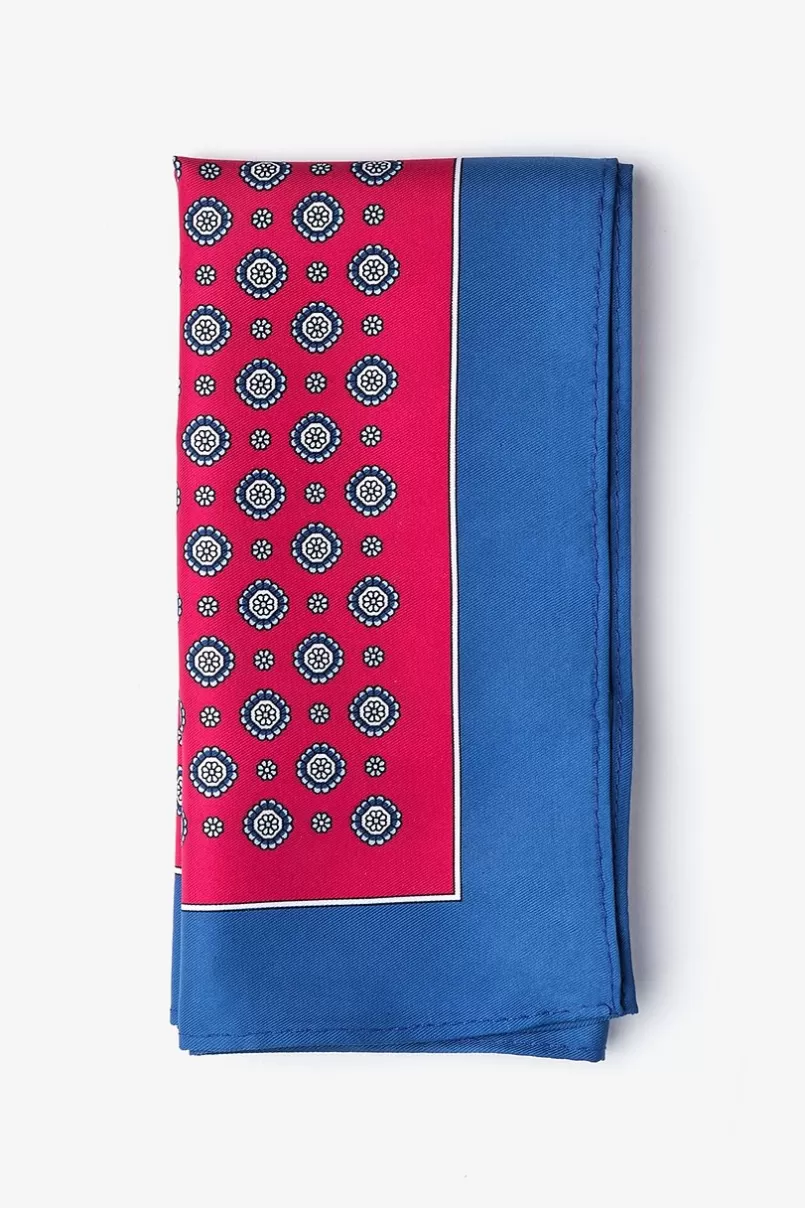 Ties Joe Red Pocket Square Online