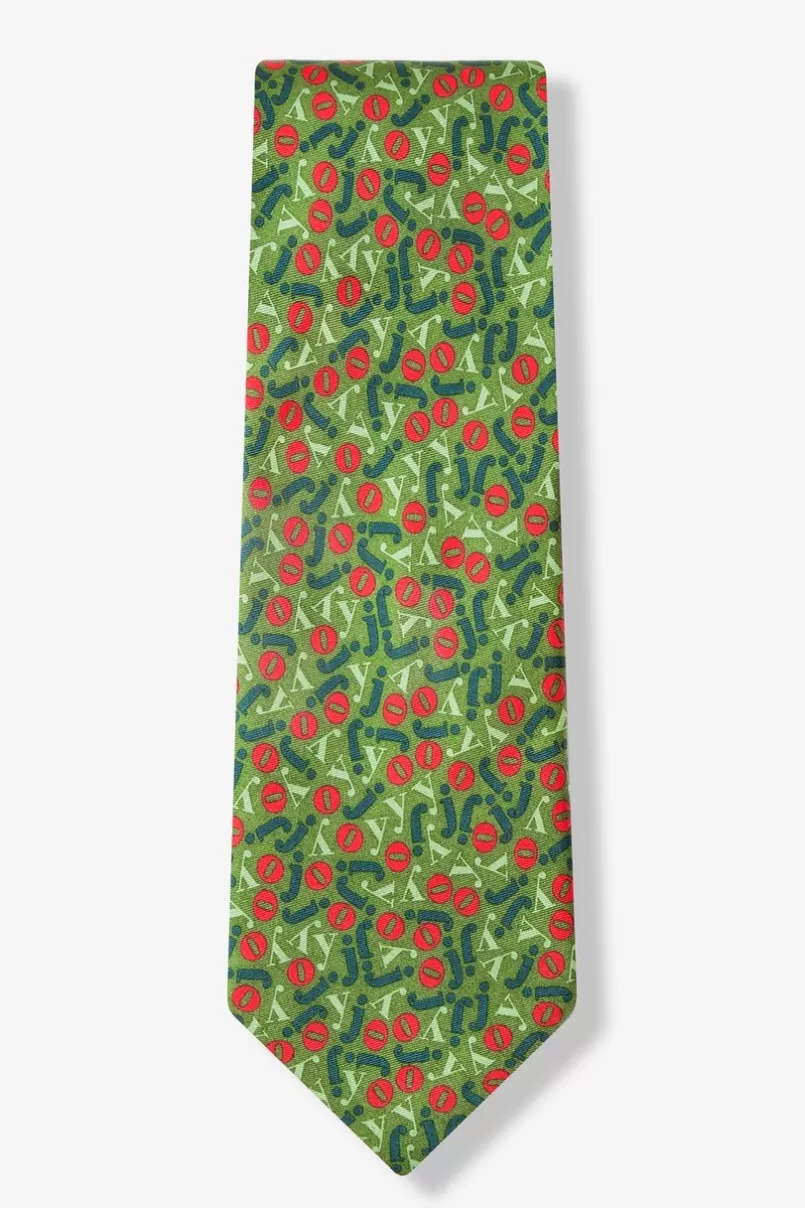 Ties Jumble of Joy Green Tie Cheap