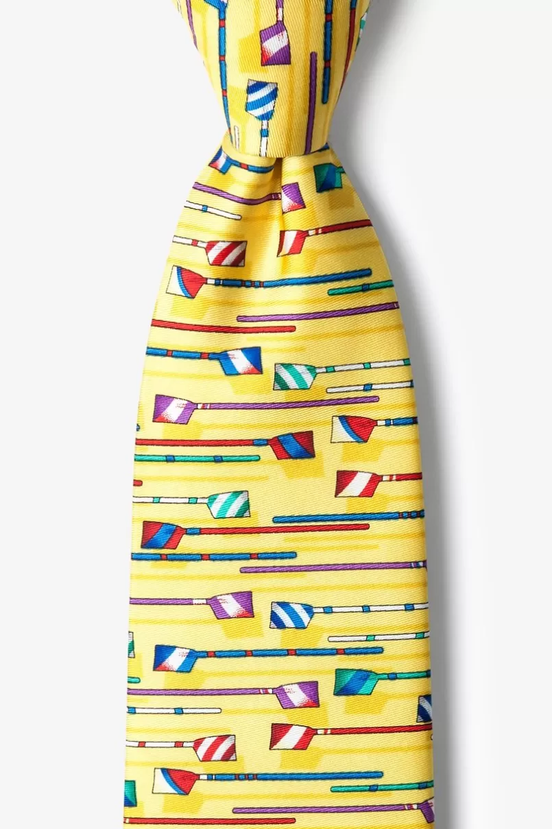 Ties Just Row With It Yellow Tie Clearance