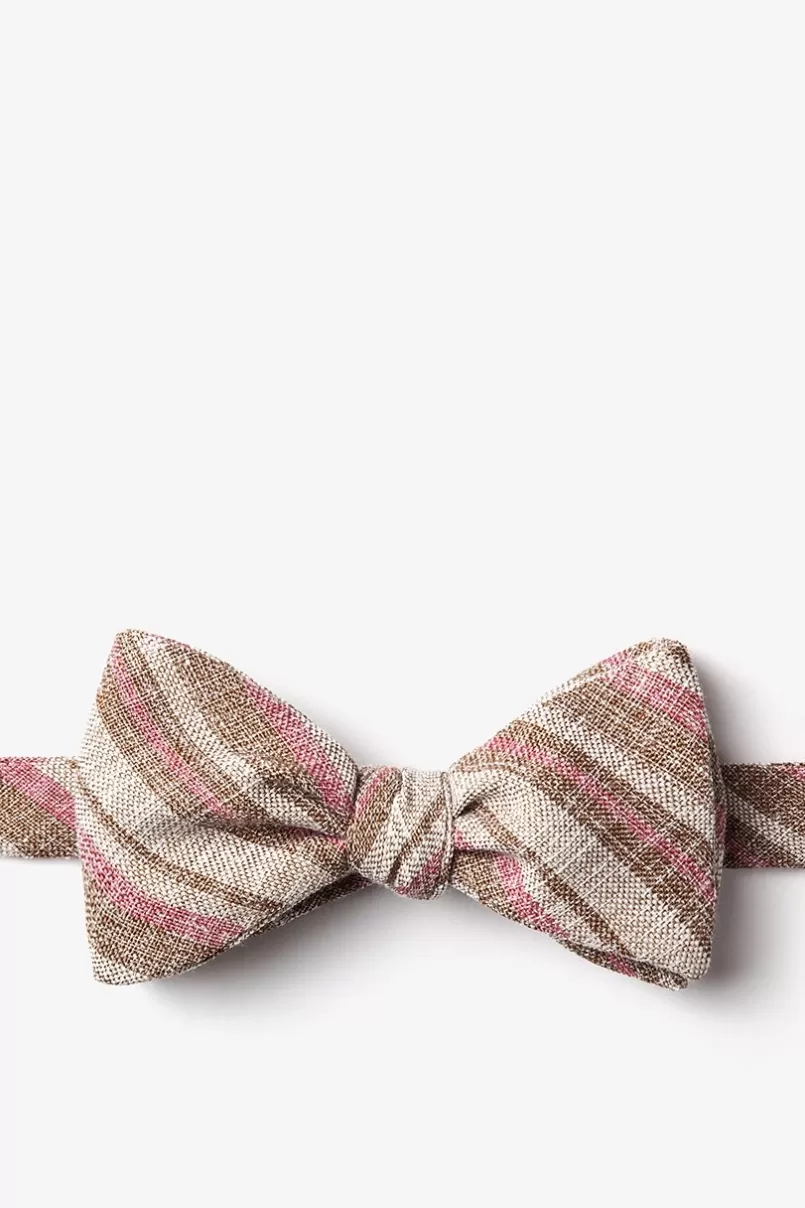 Ties Katy Self-Tie Bow Tie Brown Cheap