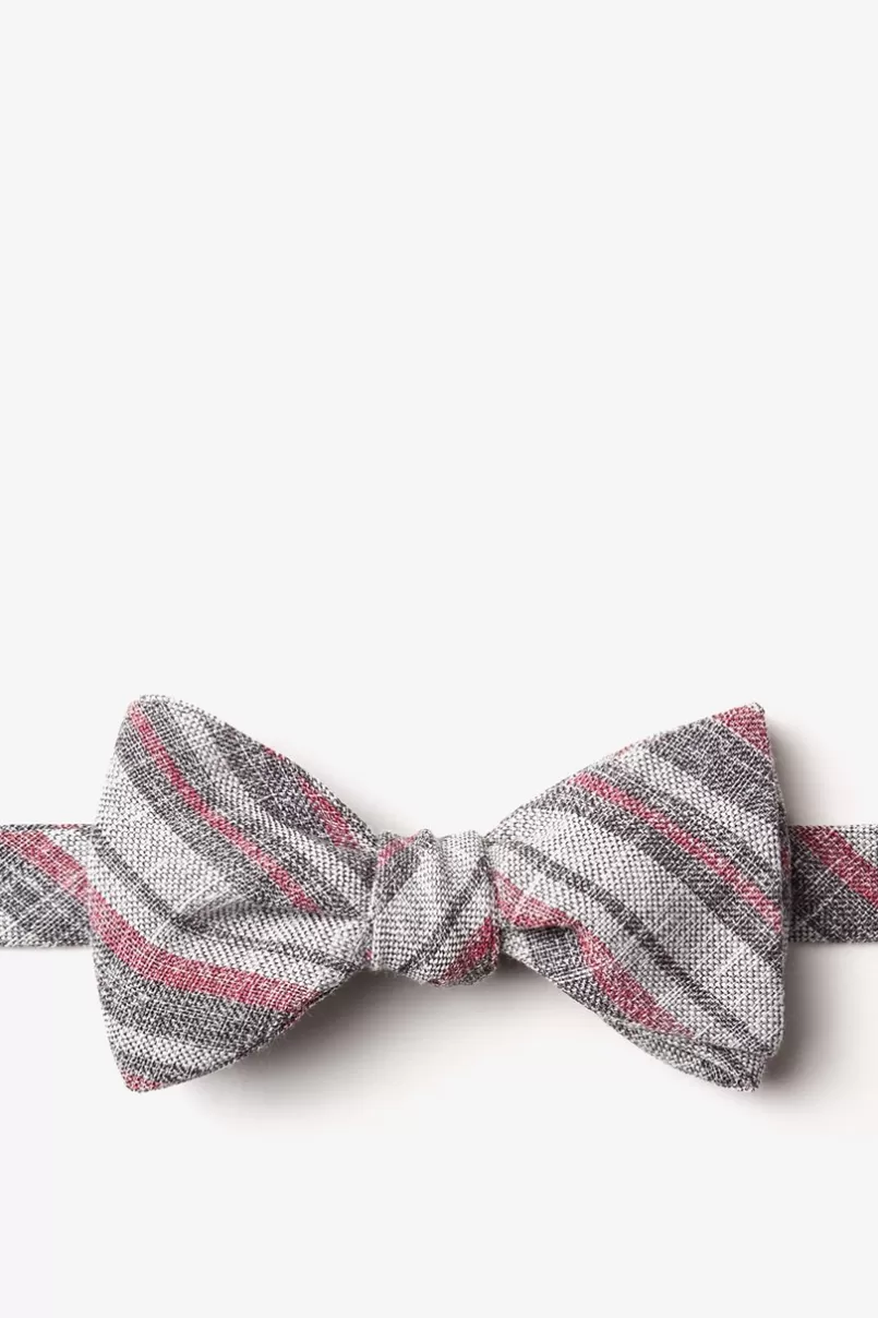 Ties Katy Self-Tie Bow Tie Charcoal Cheap