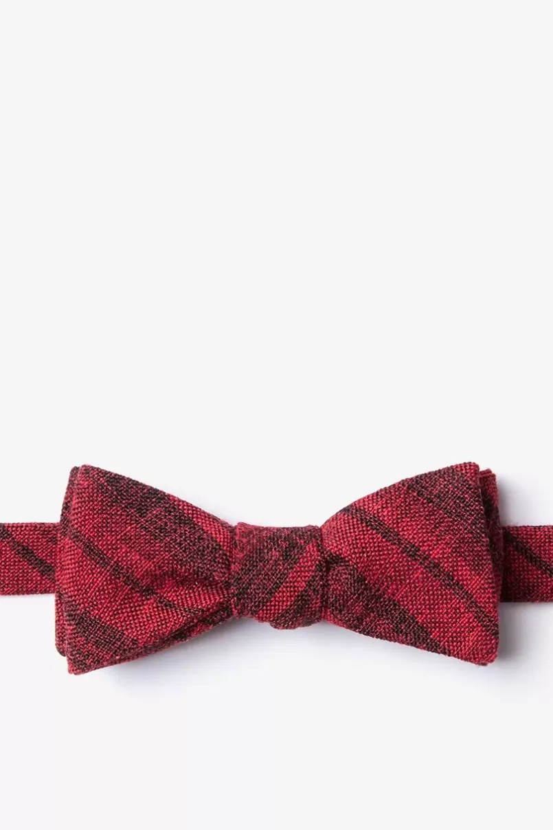 Ties Katy Skinny Bow Tie Red Discount