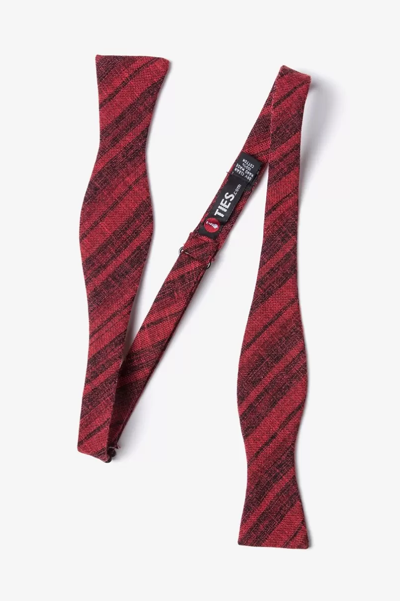 Ties Katy Skinny Bow Tie Red Discount