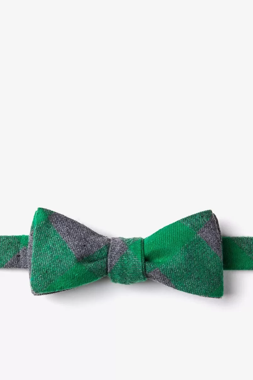 Ties Kent Green Skinny Bow Tie Cheap