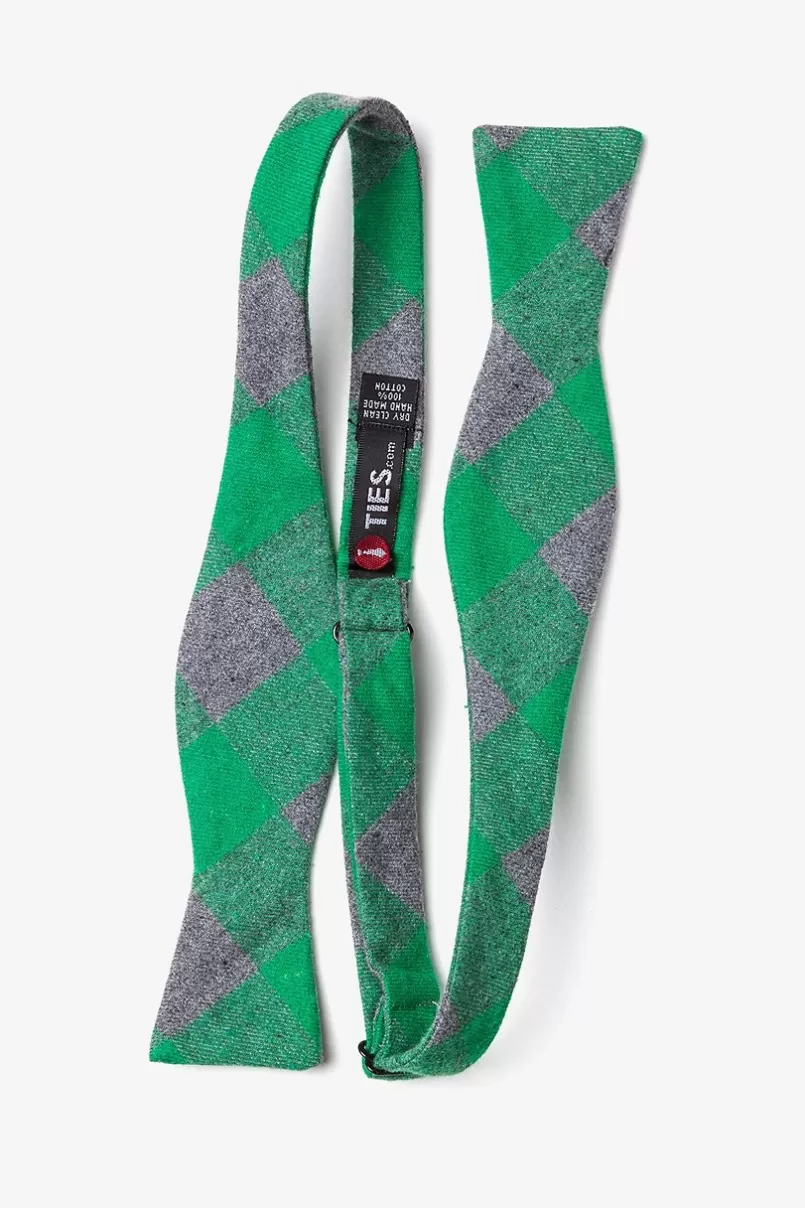 Ties Kent Green Skinny Bow Tie Cheap