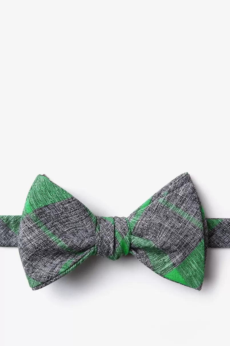 Ties Kirkland Self-Tie Bow Tie Green Clearance