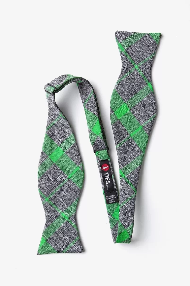 Ties Kirkland Self-Tie Bow Tie Green Clearance