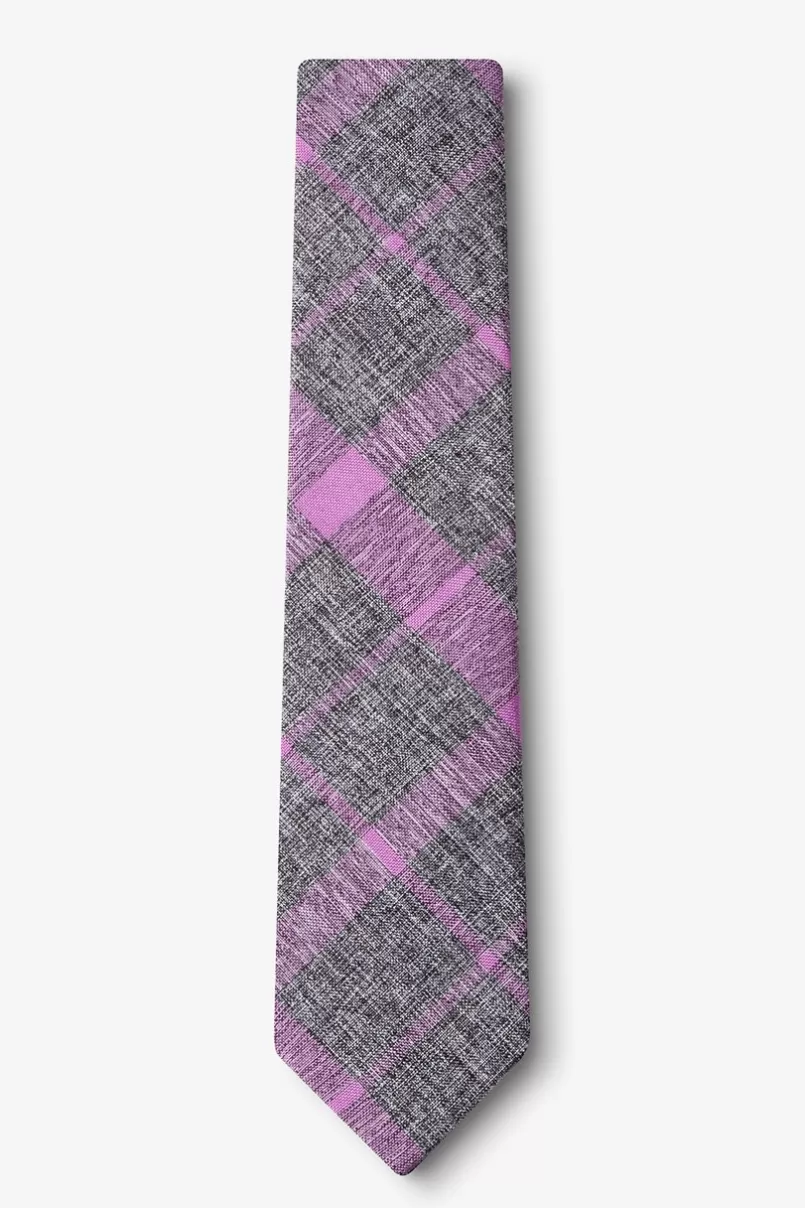 Ties Kirkland Skinny Tie Purple Hot