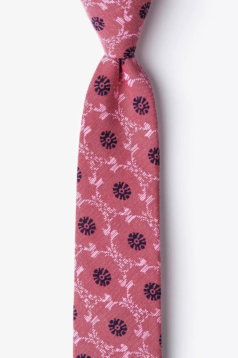 Ties La Grande Red Skinny Tie Fashion