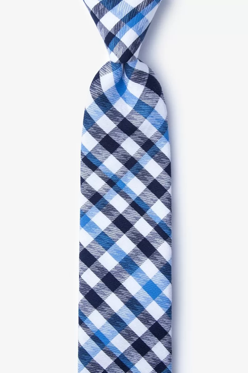 Ties Lance Skinny Tie Blue Store