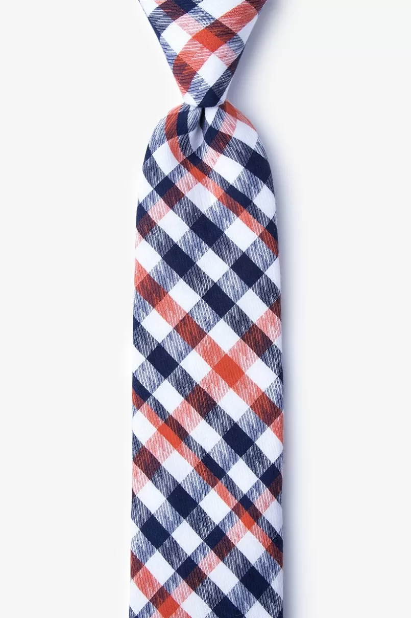 Ties Lance Skinny Tie Orange Flash Sale