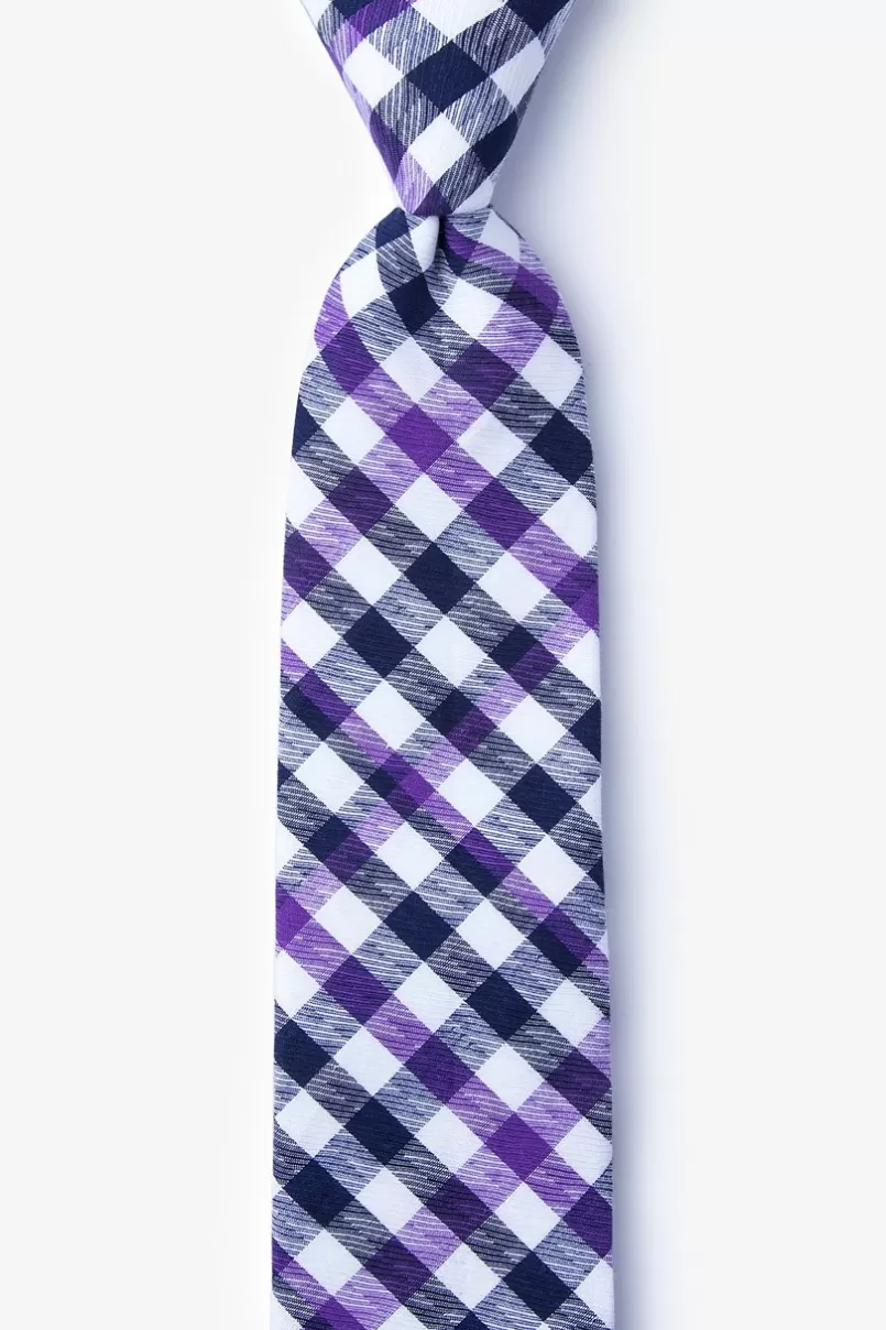 Ties Lance Skinny Tie Purple Store