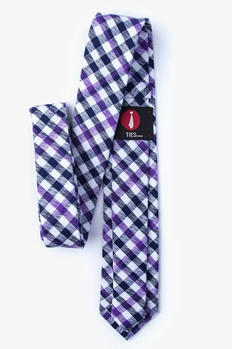 Ties Lance Skinny Tie Purple Store