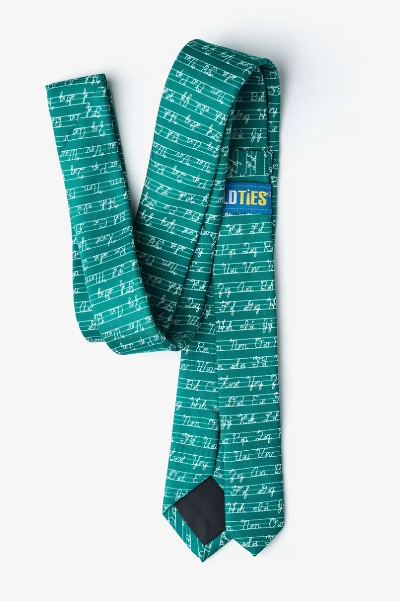 Ties Learning Cursive Hunter Green Skinny Tie HunterGreen Cheap