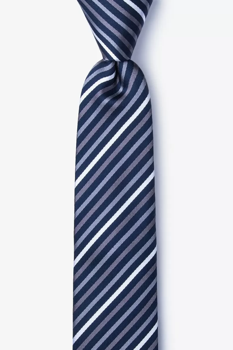 Ties Lee Skinny Tie Gray Cheap