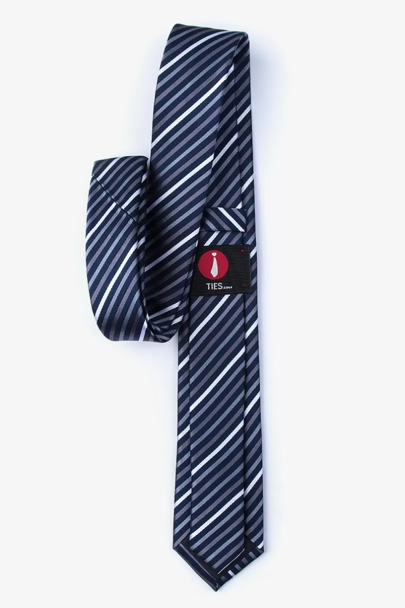 Ties Lee Skinny Tie Gray Cheap