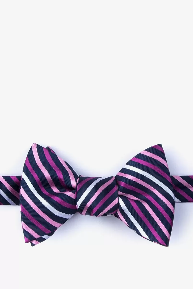 Ties Lee Self-Tie Bow Tie Pink Fashion