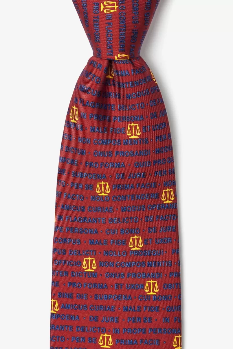 Ties Legal Latin Red Tie Cheap