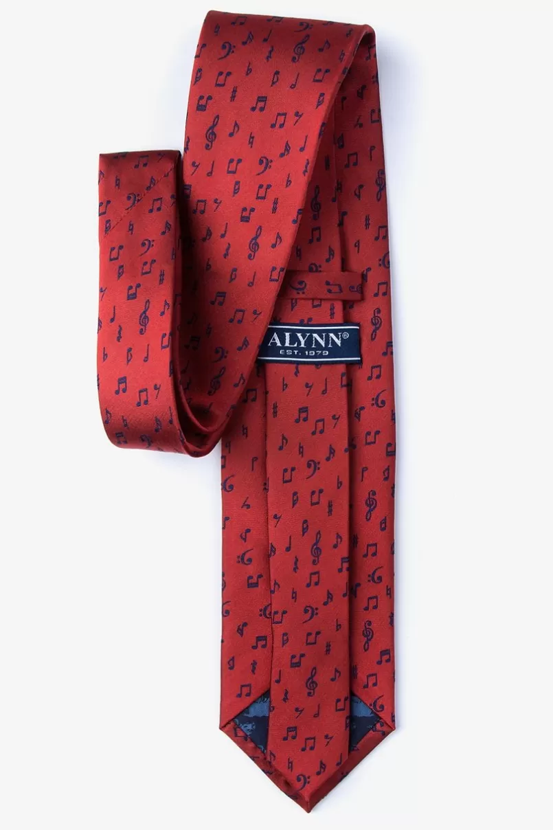 Ties Let's compare Notes Tie Red Shop