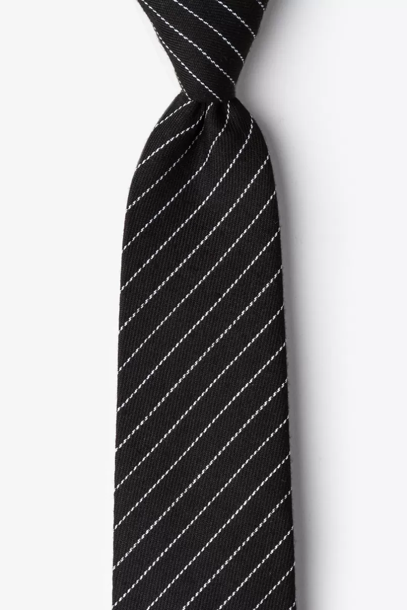 Ties Lewisville Extra Long Tie Black Sale