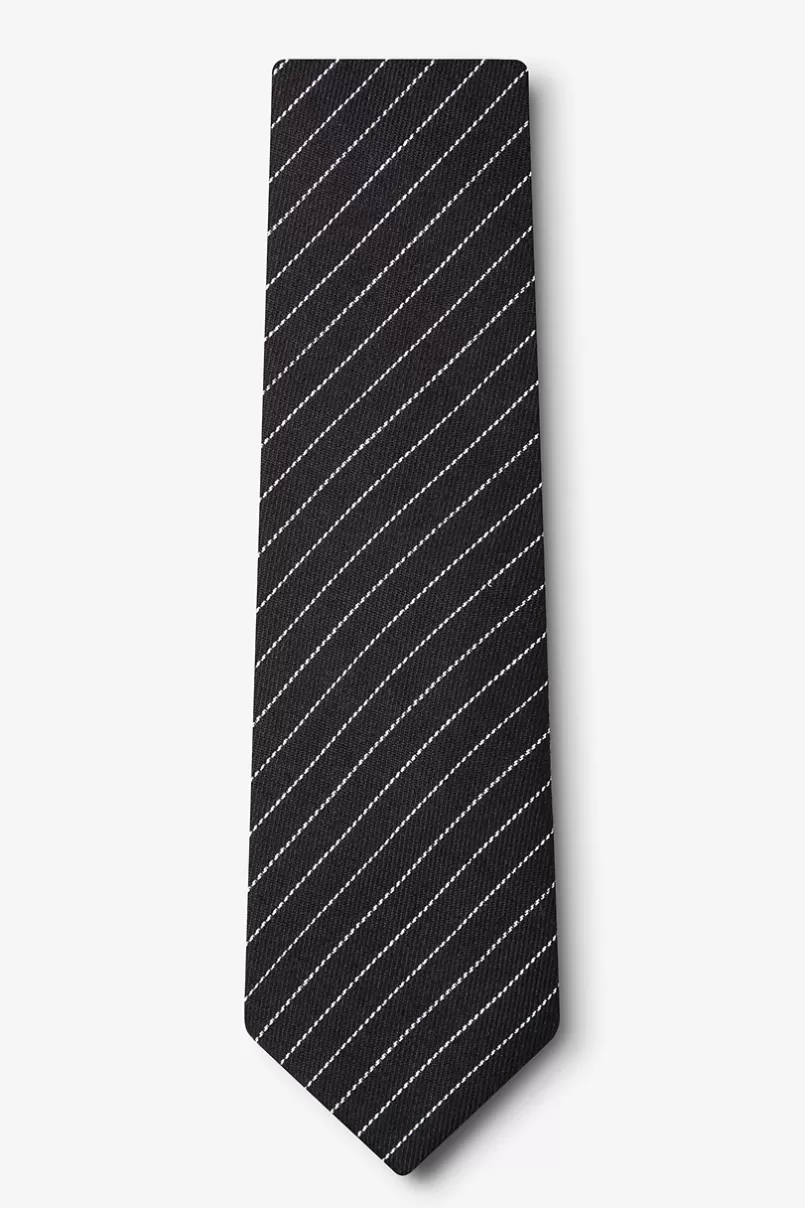 Ties Lewisville Extra Long Tie Black Sale