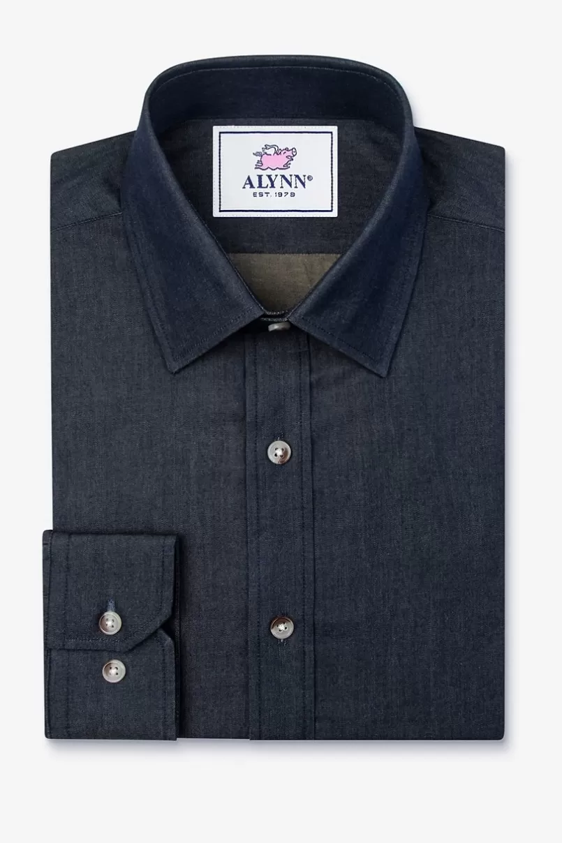 Ties Liam Denim Casual Shirt Indigo Store