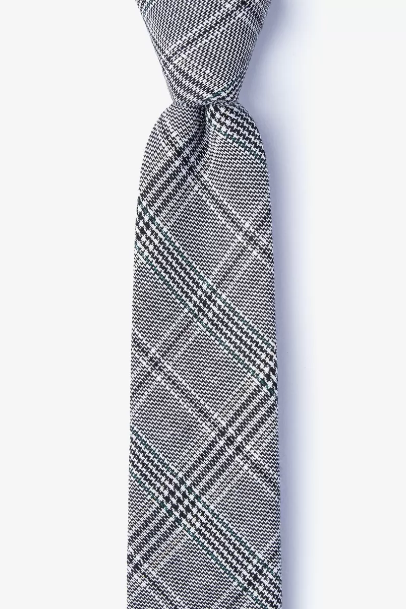 Ties Lima Charcoal Skinny Tie Best