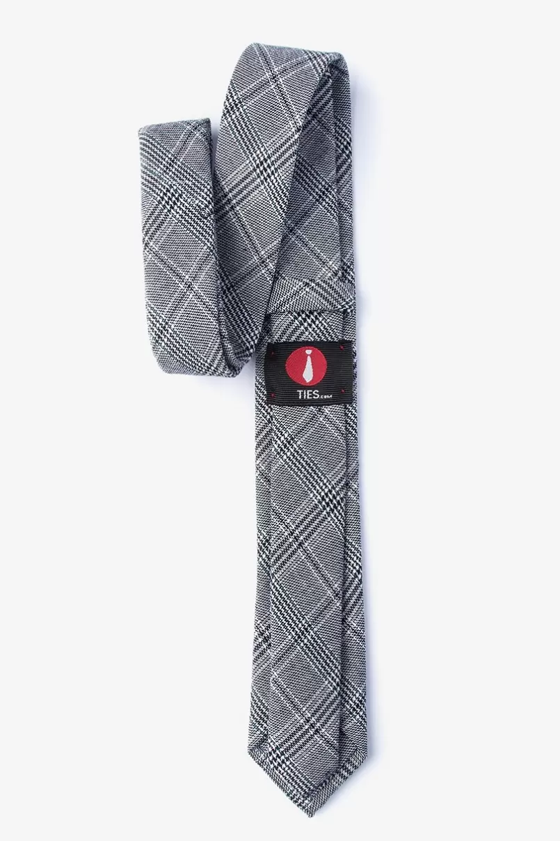 Ties Lima Charcoal Skinny Tie Best