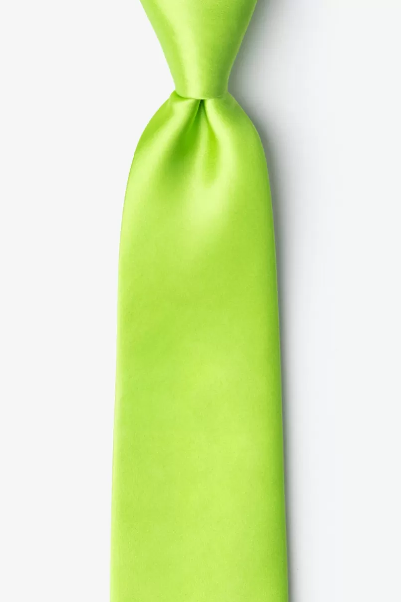 Ties Lime Green Extra Long Tie LimeGreen Clearance