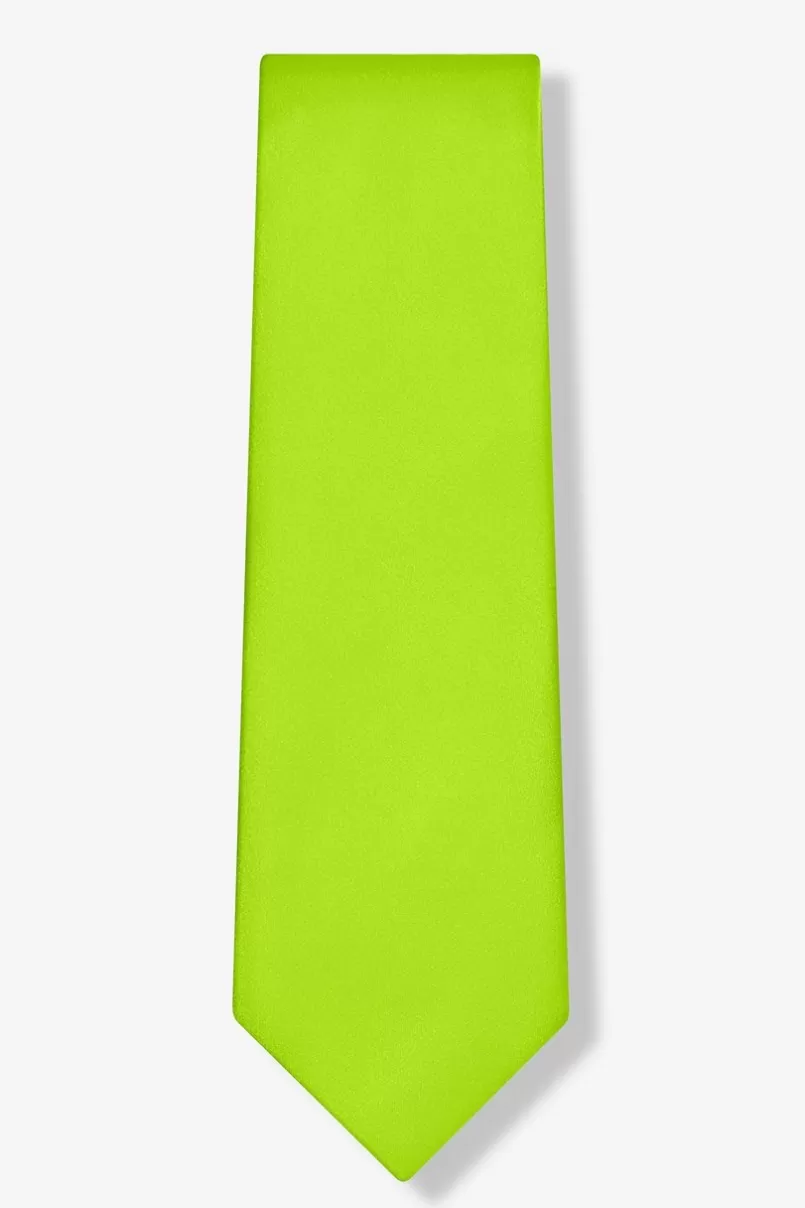 Ties Lime Green Extra Long Tie LimeGreen Clearance