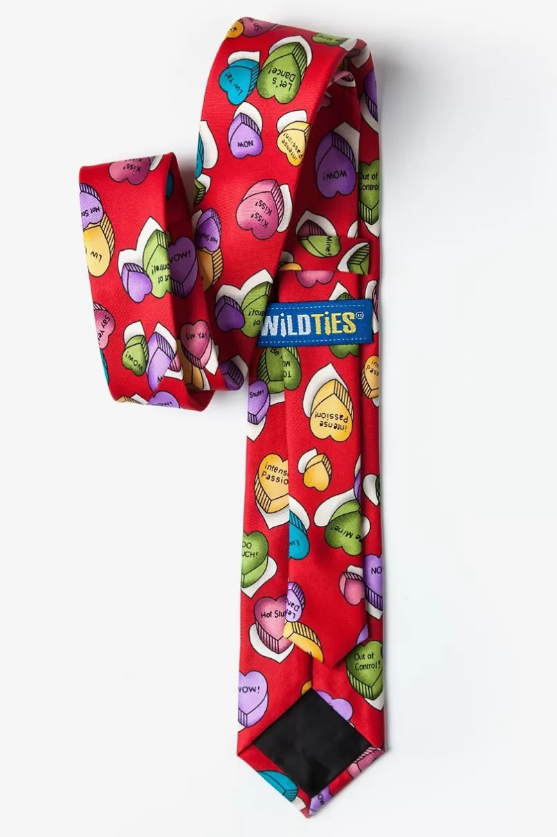 Ties Little Candy Hearts Red Tie Flash Sale