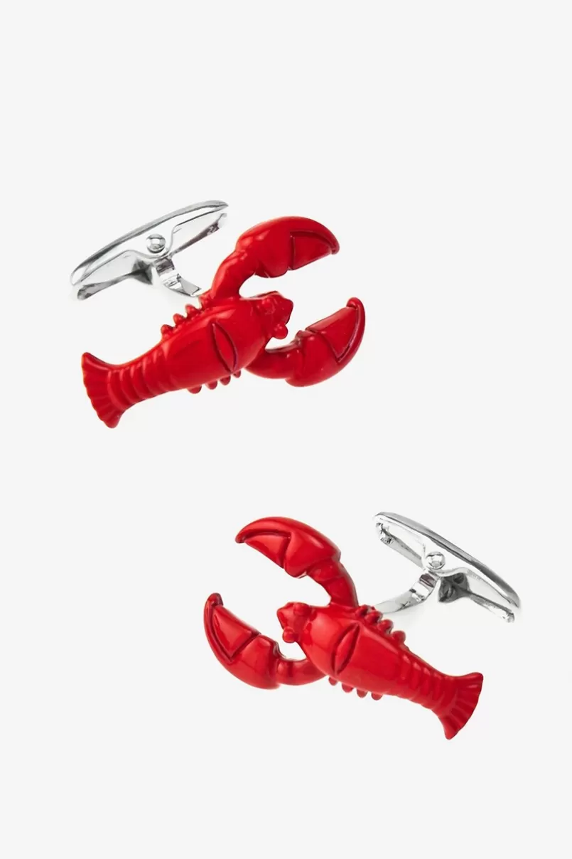 Ties Lobsters Red Cufflinks Online