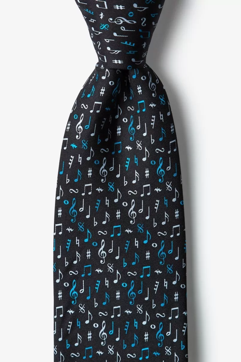 Ties Lookin' Sharp Black Tie Sale