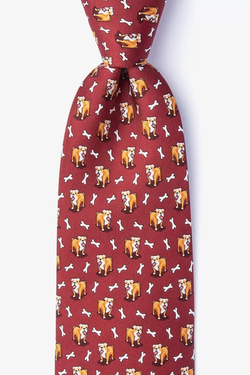 Ties Looking Fetch-ing Tie Maroon Online