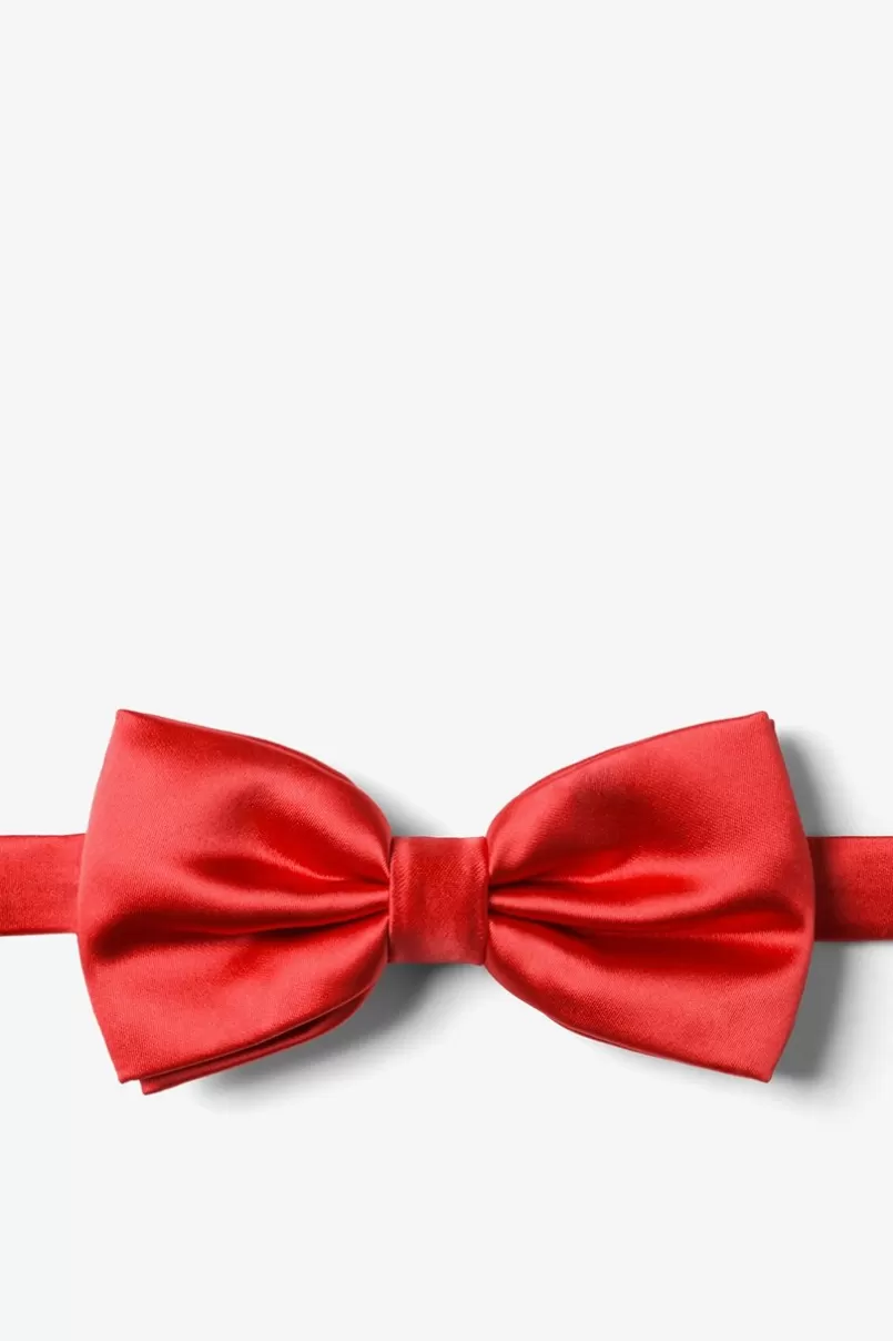 Ties Lust Red Pre-Tied Bow Tie LustRed Shop