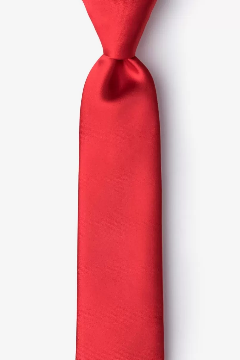 Ties Lust Red Skinny Tie LustRed Clearance