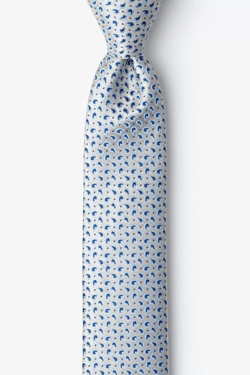 Ties Madagascar Ecru Skinny Tie Shop