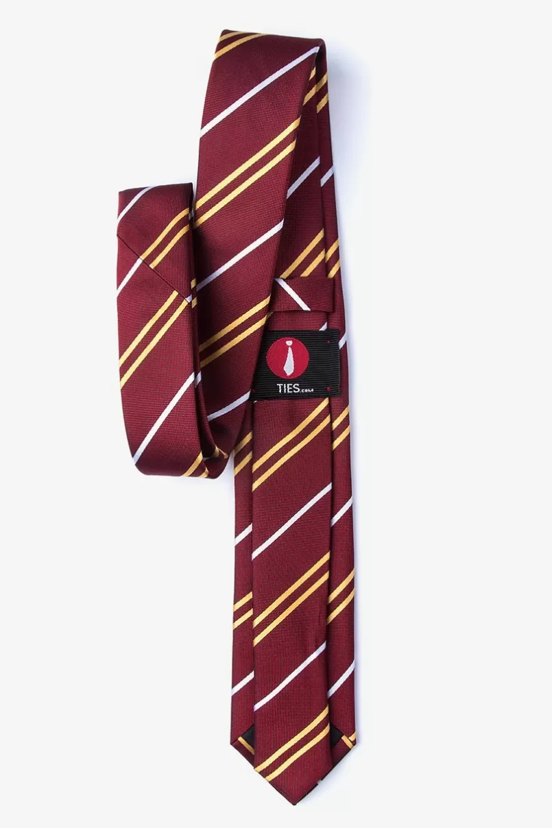 Ties Maigue Skinny Tie Red Flash Sale