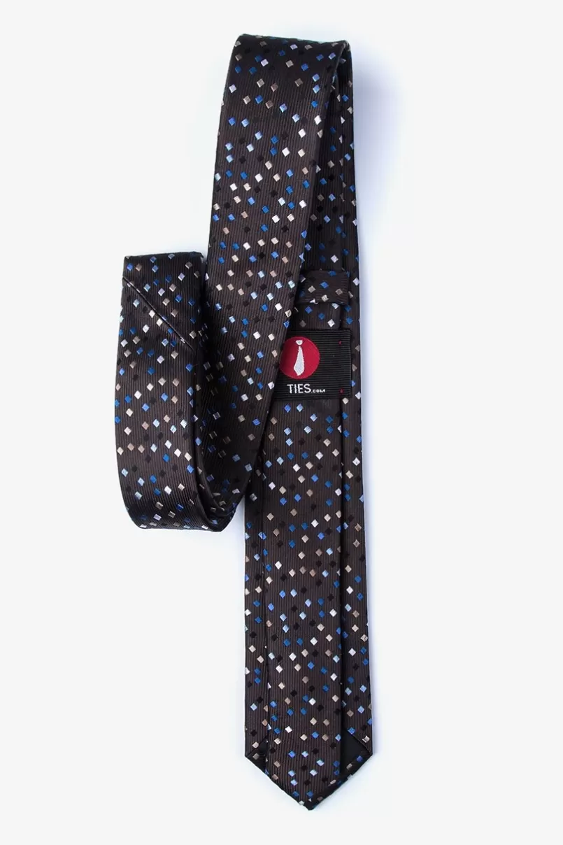 Ties Manzanita Brown Skinny Tie Online