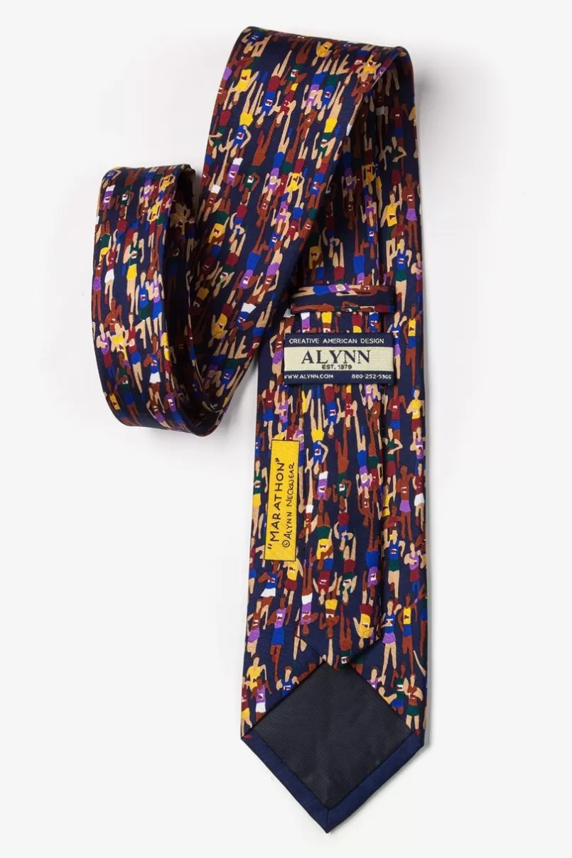 Ties Marathon Navy Blue Tie Cheap