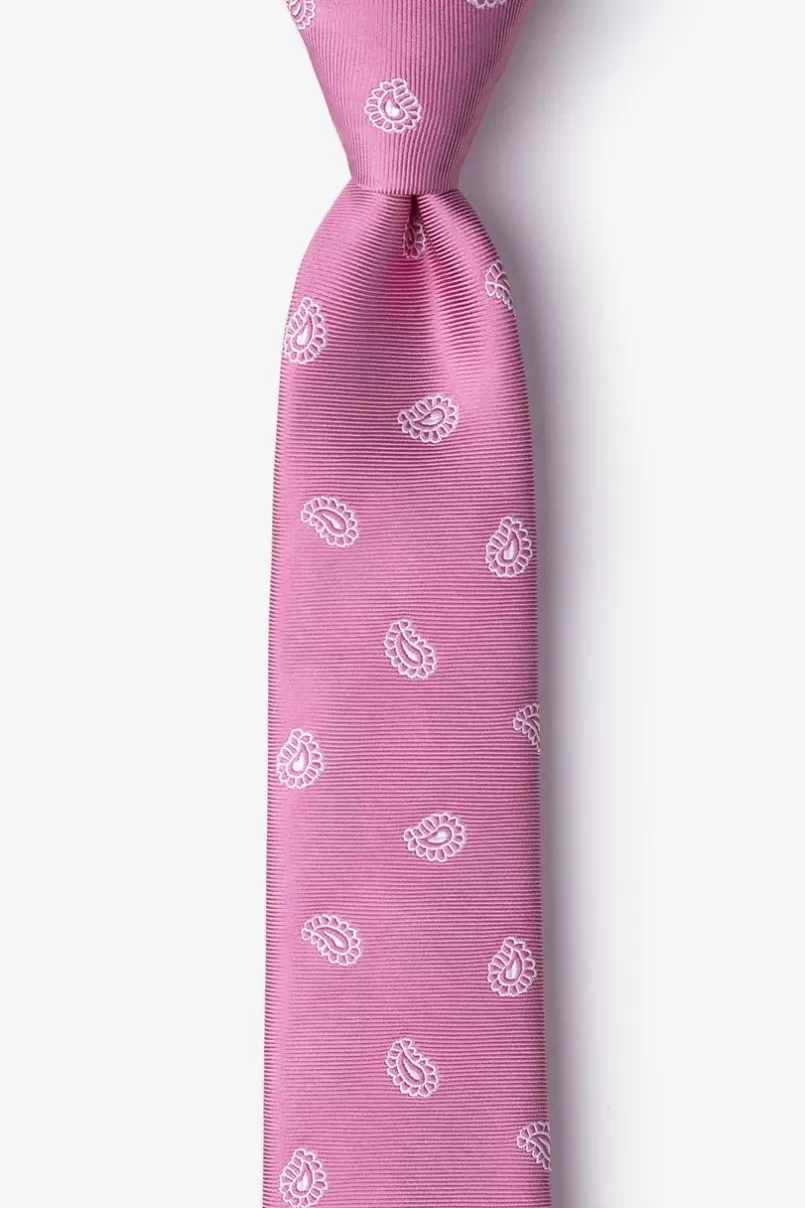 Ties Margarita Skinny Tie Pink Flash Sale