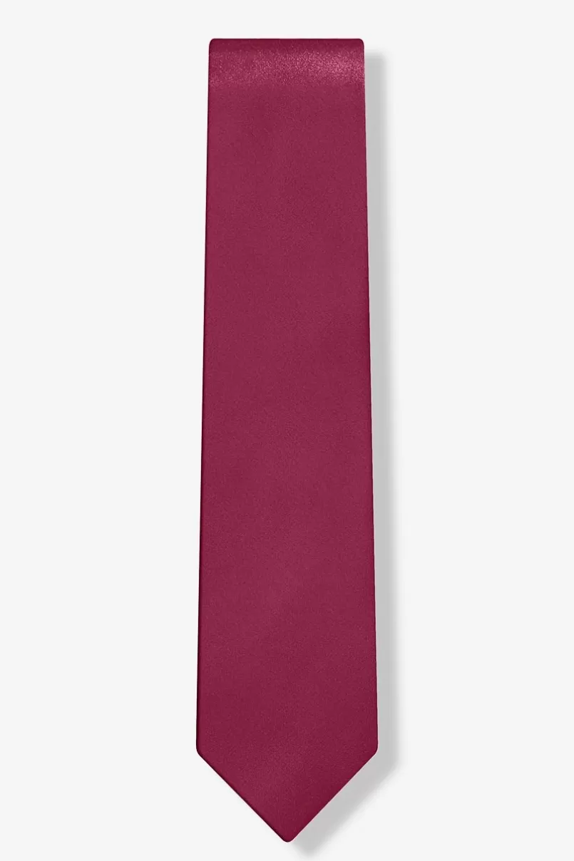 Ties Skinny Tie Maroon Sale