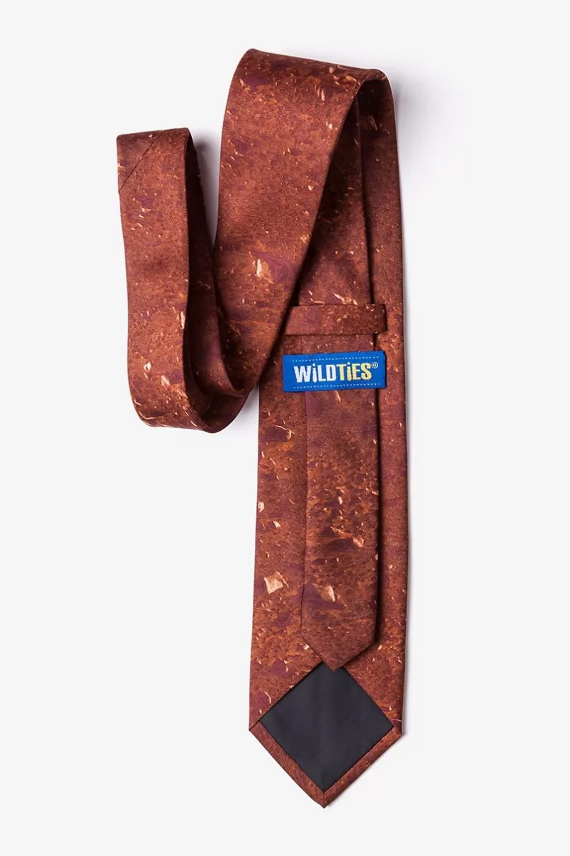 Ties Mars Surface Red Tie New