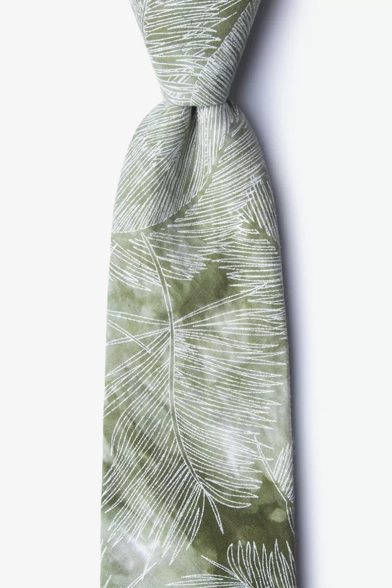 Ties Medina Extra Long Tie Olive Best Sale