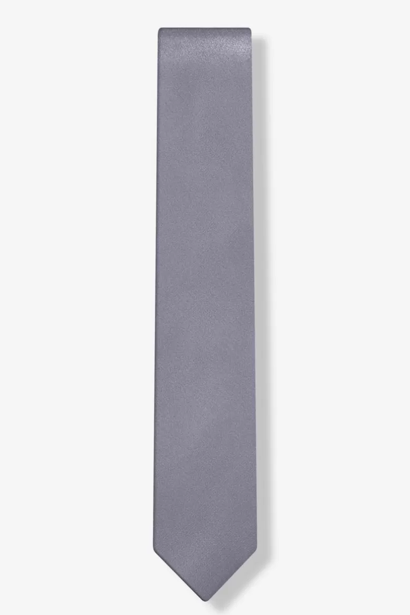 Ties Medium Gray Skinny Tie MediumGray Best Sale