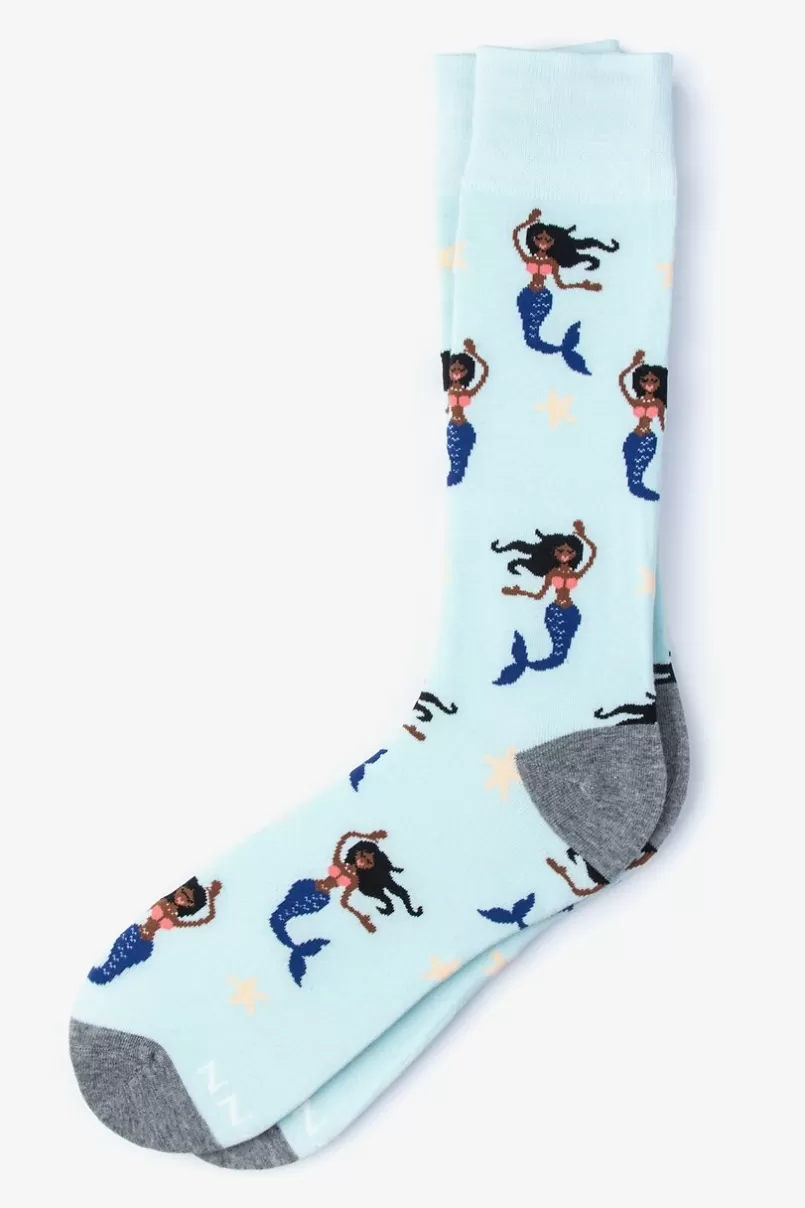 Ties Mermaid Sock Blue Discount