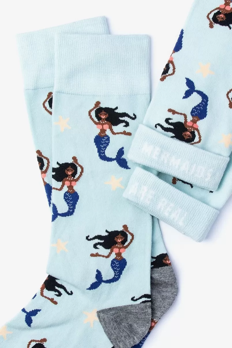 Ties Mermaid Sock Blue Discount