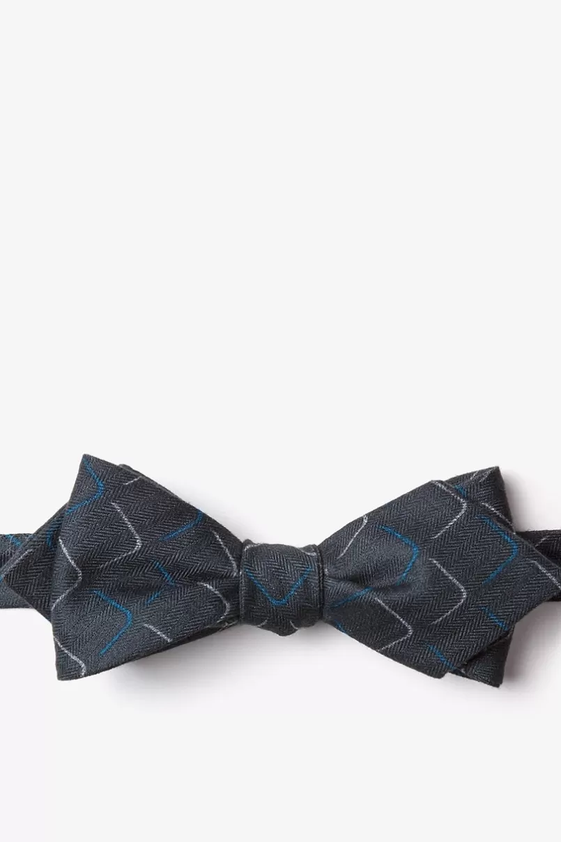 Ties Mesa Diamond Tip Bow Tie Blue Store