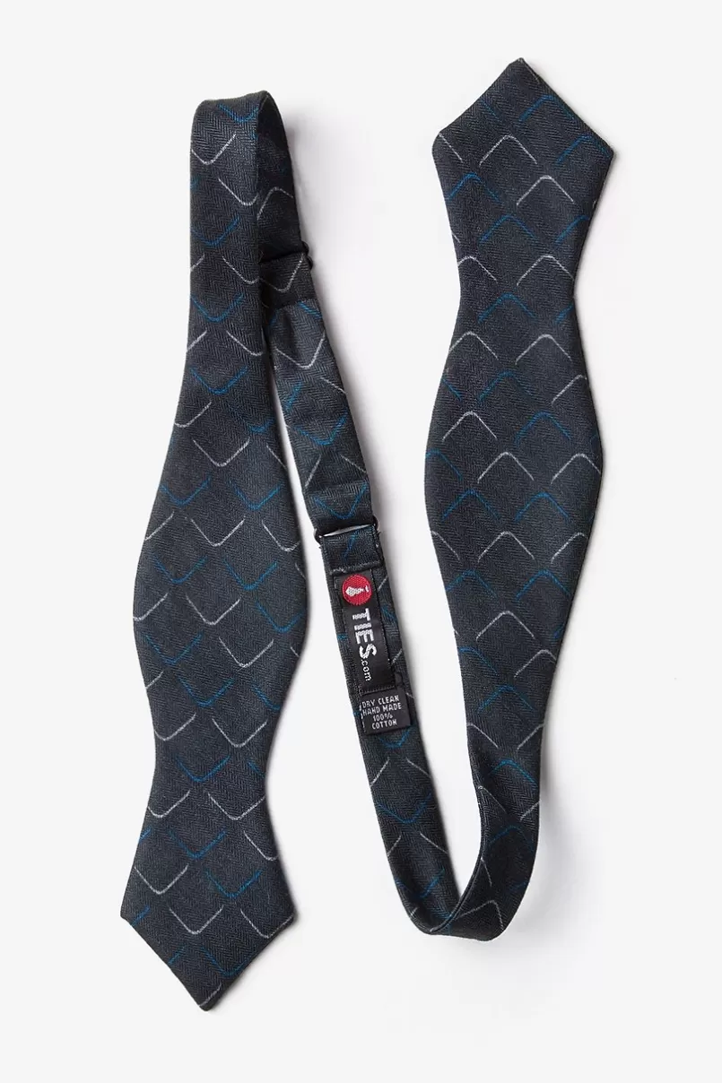 Ties Mesa Diamond Tip Bow Tie Blue Store